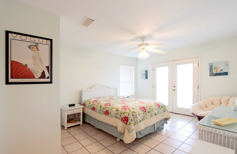 Rental bedroom at Reed Real Estate Vacation Rentals.