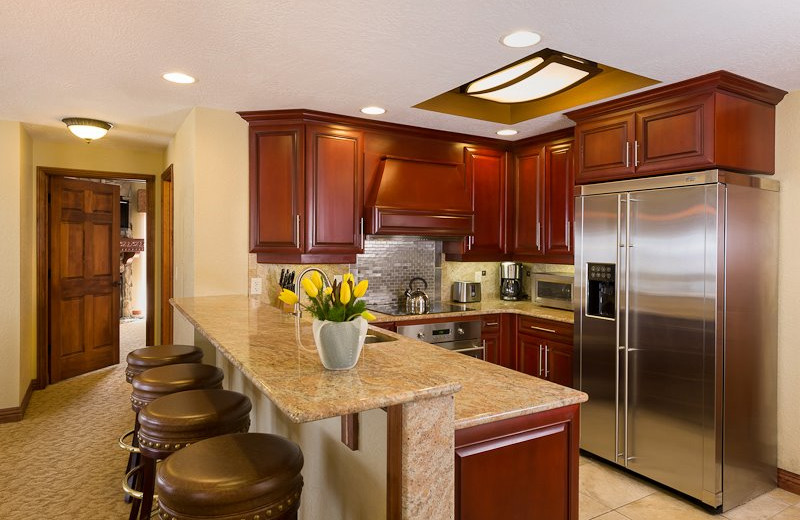 Guest kitchen at Westgate Park City Resort & Spa.