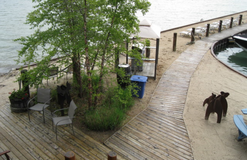 Boardwalk at Glen Craft Marina and Resort.