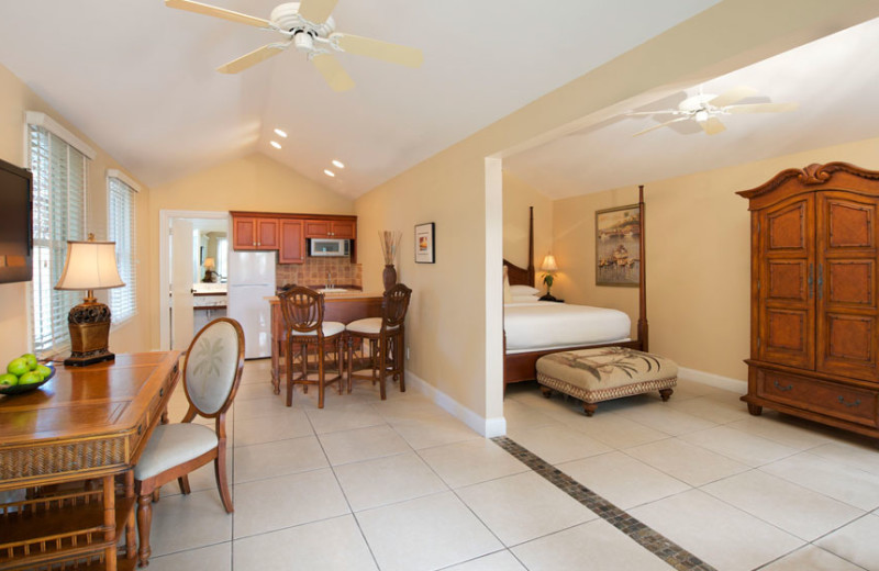 Guest room at The Southernmost House.