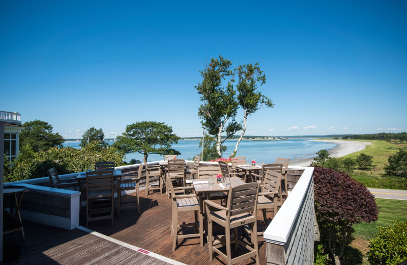 Patio at Black Point Inn.