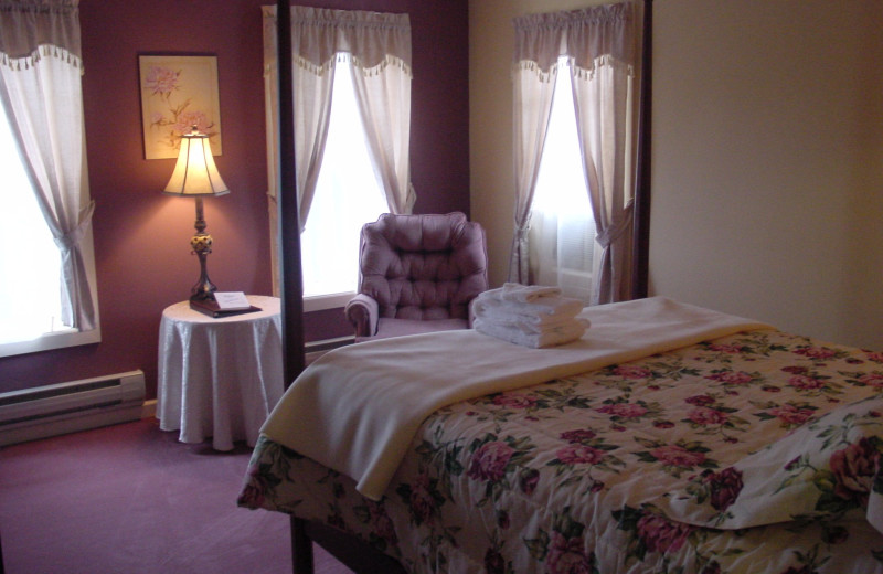 Guest room at The Pines Inn of Lake Placid.