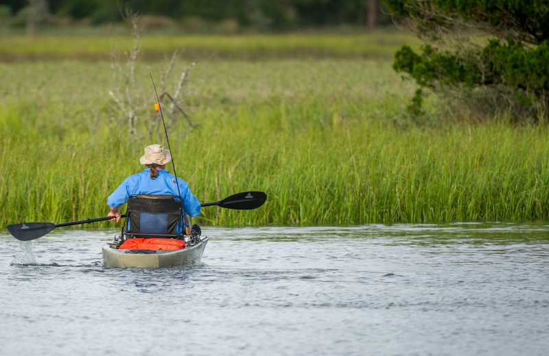 Kayaking at Westin Jekyll Island.