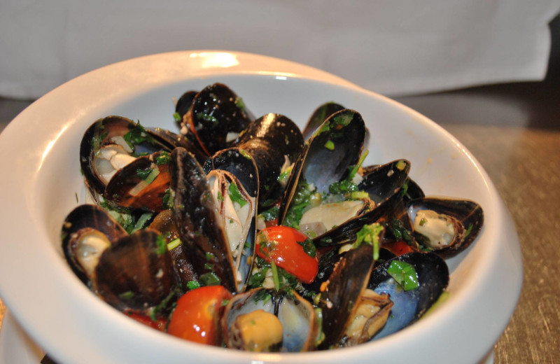 Mussels at Grande Rockies Resort.