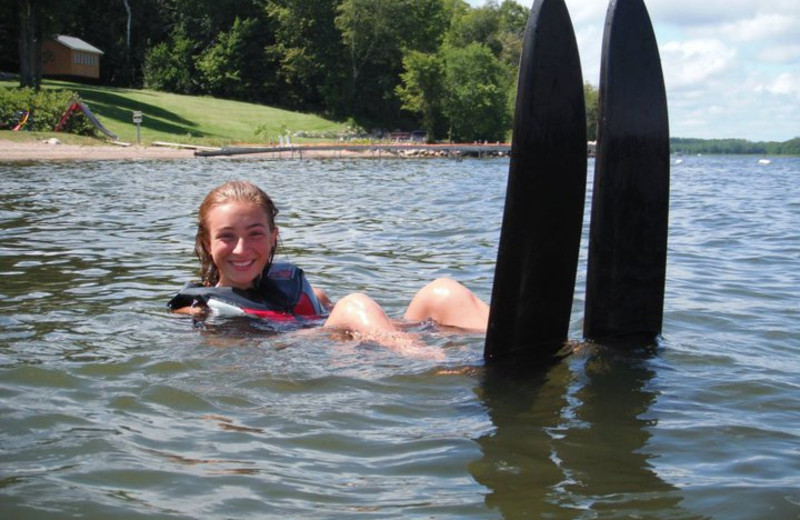 Water skiing at Anderson's Northland Lodge.