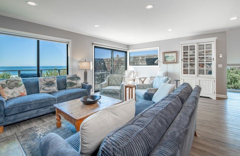 Rental living room at Pajaro Dunes Resort.