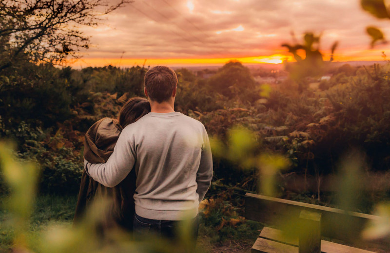 Couple at Chaminade Resort 