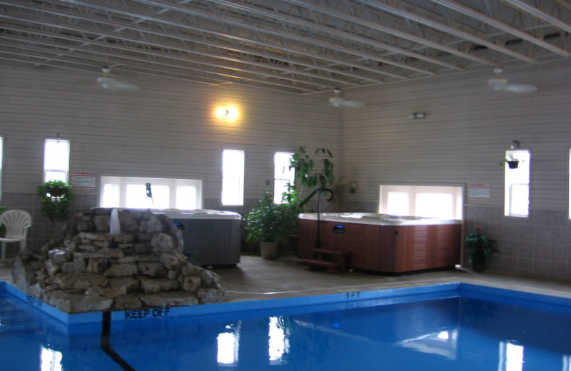 Indoor pool at Alhonna Resort.