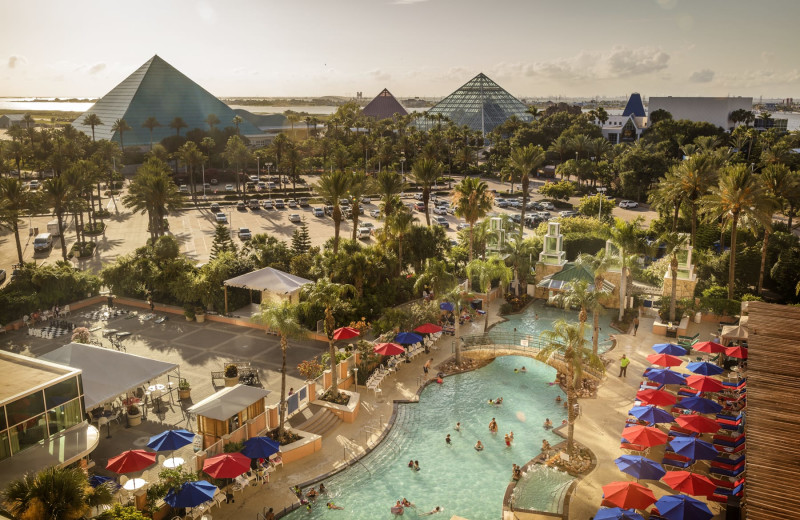 View from Moody Gardens Hotel Spa & Convention Center.