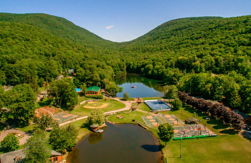 Exterior view of Timber Lake Camp.