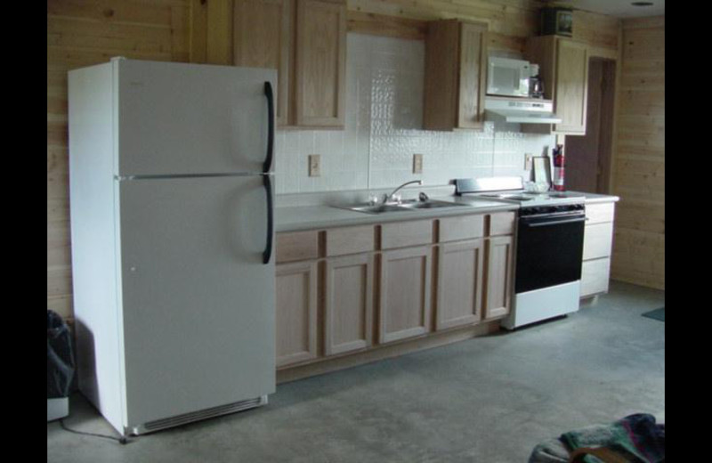 Kitchen at Dakota Hills Hideaway Lodge.