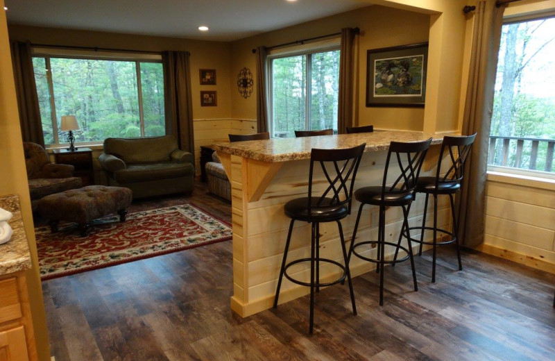 Lodge living room at Buckhorn Resort.