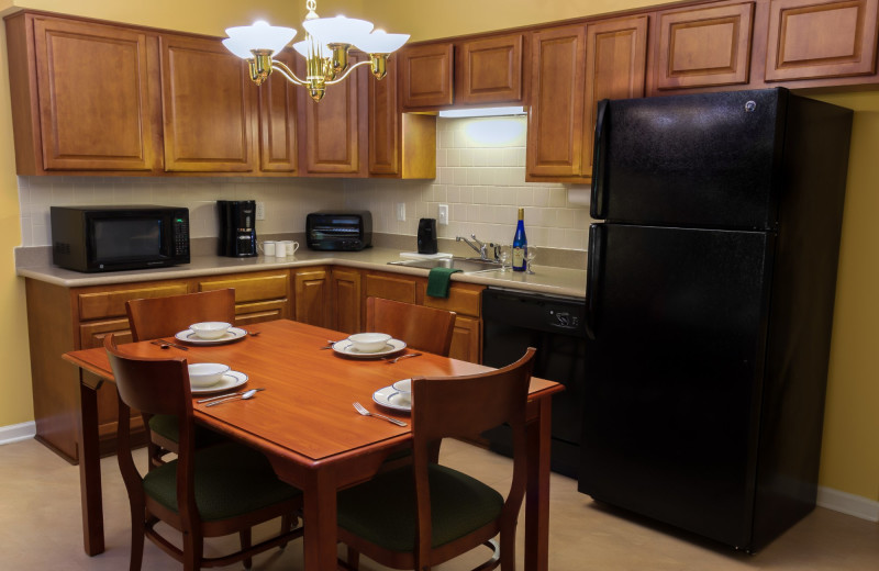 Guest kitchen at Massanutten Resort.