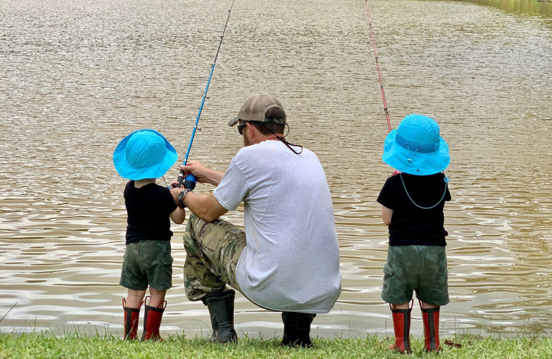 Fishing at Yogi Bear's Jellystone Park™ Camp-Resort: Golden Valley, NC.

