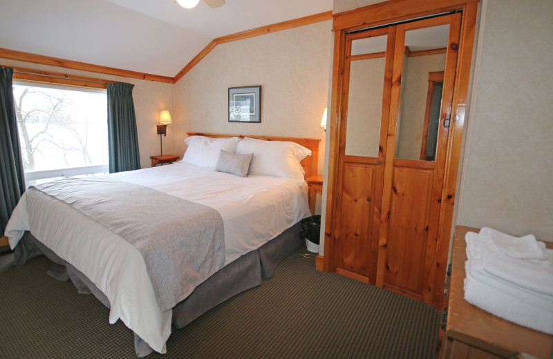 Guest room at Elmhirst's Resort.