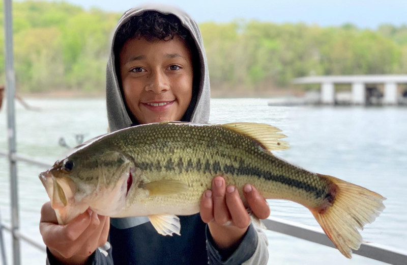 Fishing at Mill Creek Resort on Table Rock Lake.