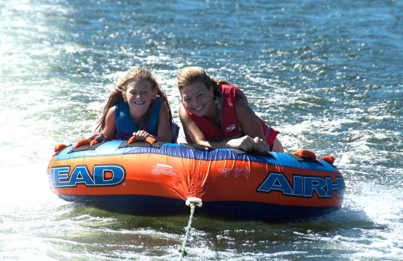 Water tubing at Cragun's Resort and Hotel on Gull Lake.