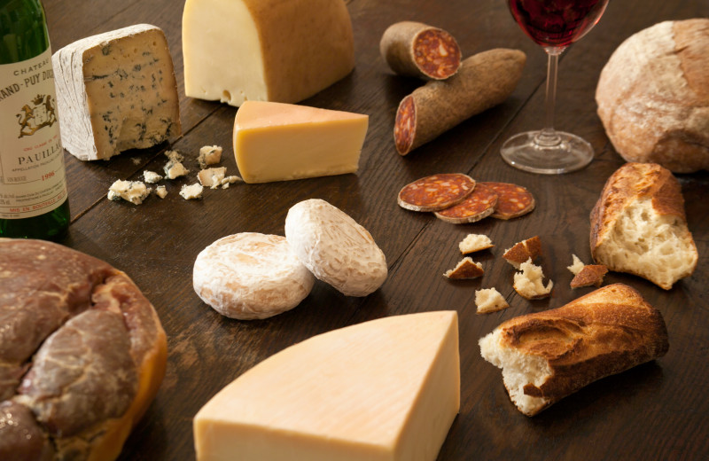 Cheese at Fairmont Le Manoir Richelieu.