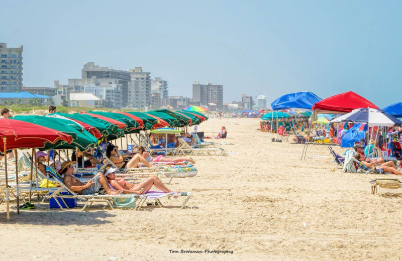 Beach at Padre Getaways.