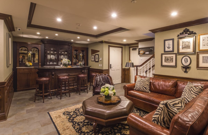 Guest living room at Saybrook Point Inn, Marina & Spa.