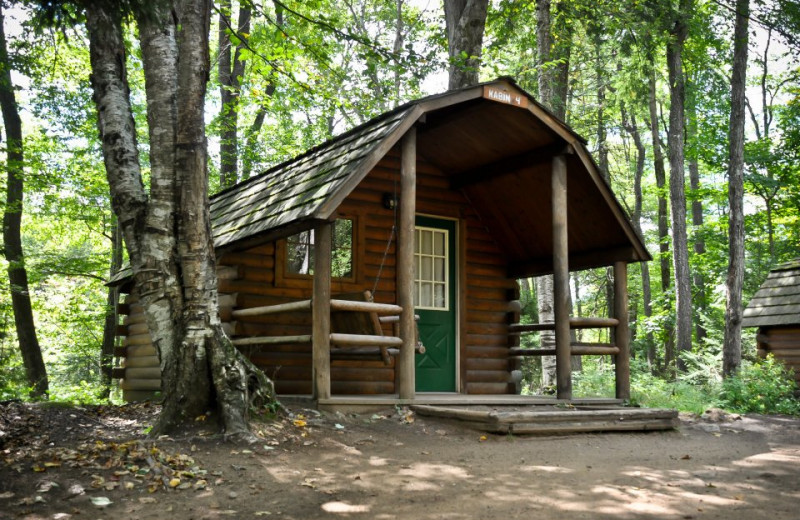 Cabin at Old Forge Camping Resort.