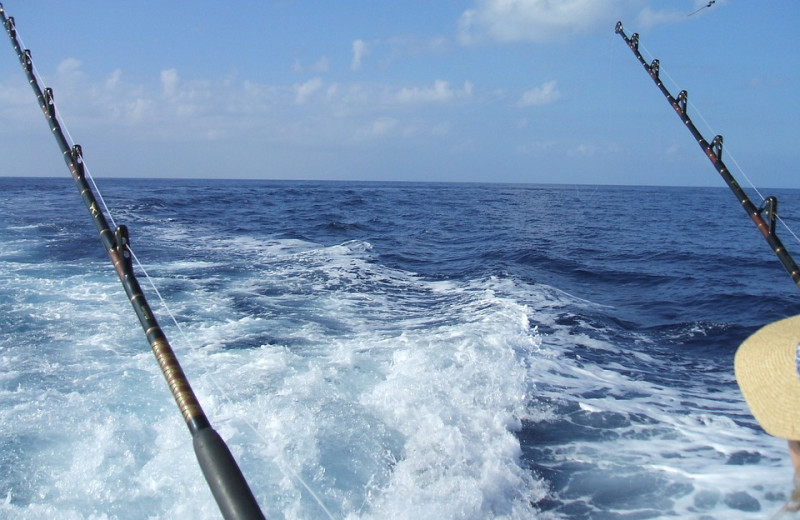 Fishing at Crystal Waters Vacations.