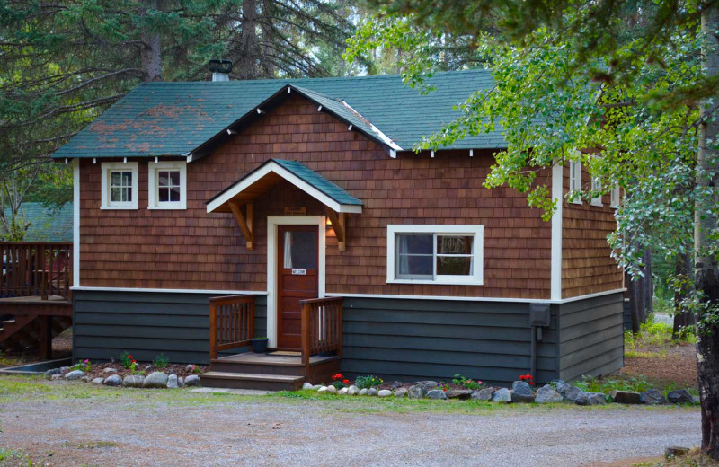 Exterior view of Johnston Canyon Lodge & Bungalows.