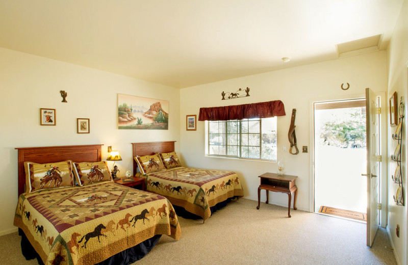 Guest room at Stagecoach Trails Guest Ranch.