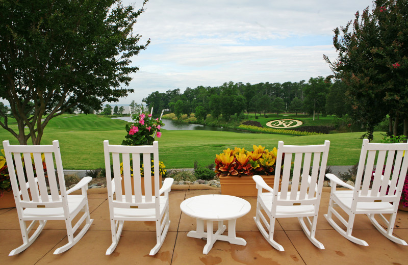 Patio at Kingsmill Resort.