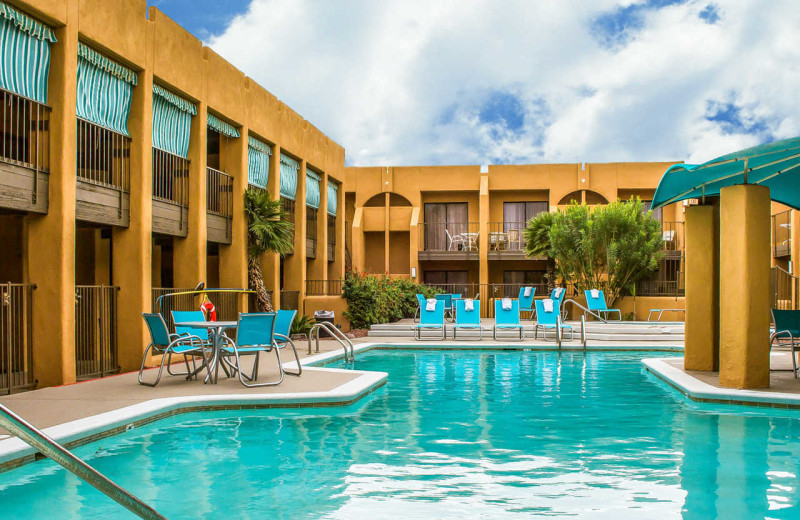 Outdoor pool at Quality Inn & Suites Airport North.