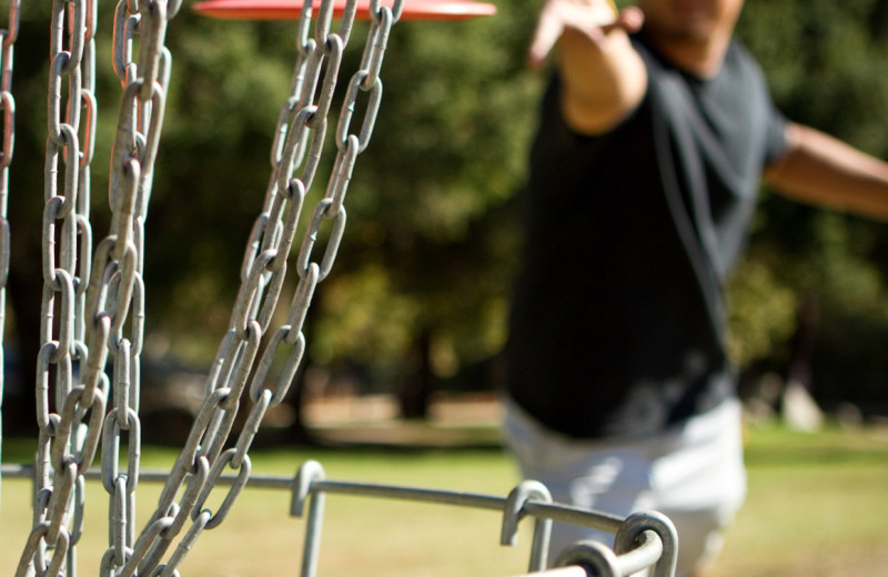 Disc golf at ACE Adventure Resort.