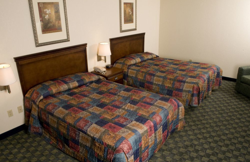 Guest room at Castle Rock Resort and Waterpark.