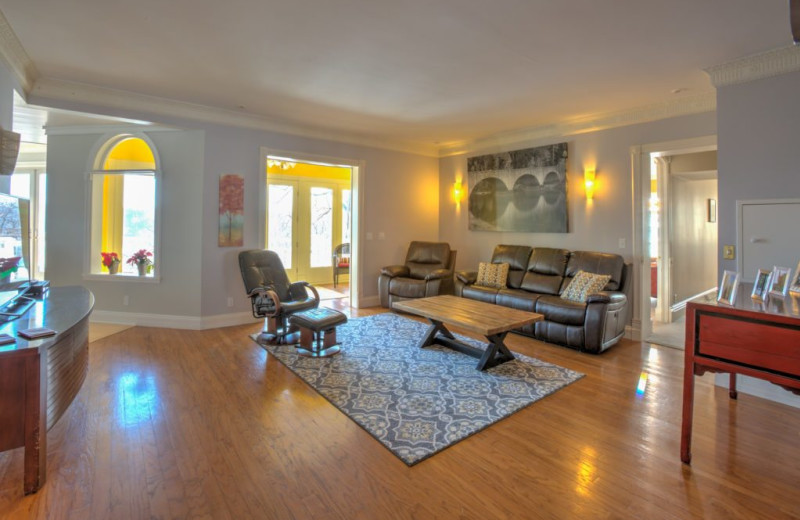 Living room at 210 Laurel.
