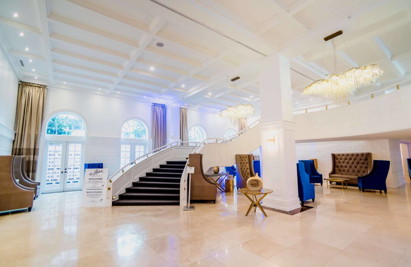 Lobby at The Alexander All Suite Oceanfront Resort.