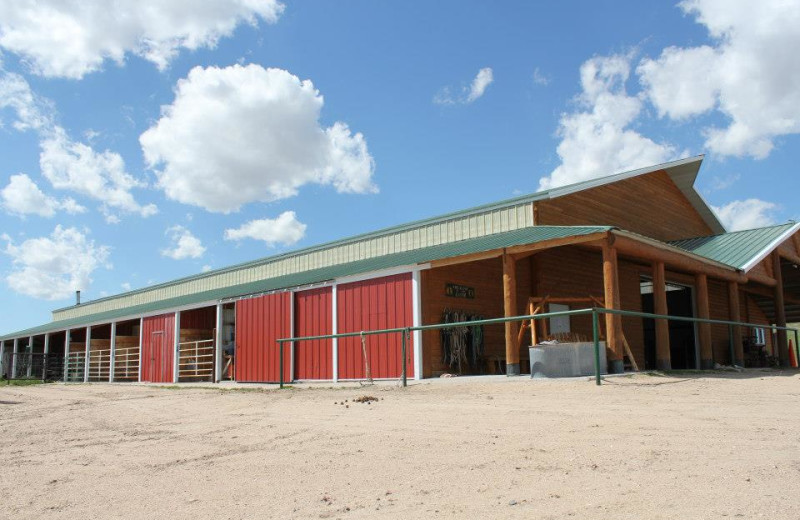 Indoor area at Colorado Cattle Company Ranch.