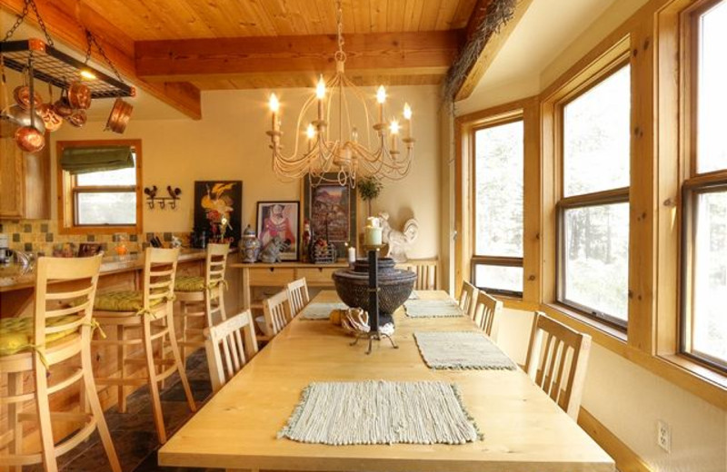 Dining Area at Tahoe Signature Properties