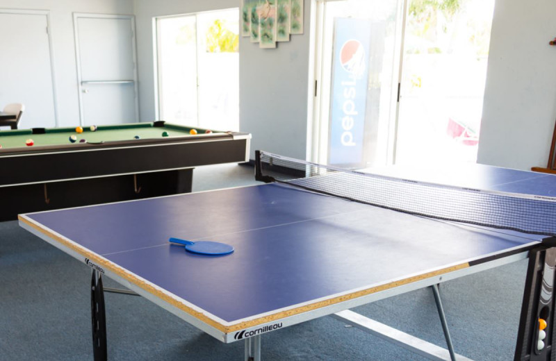 Ping pong at Island House Beach Resort.