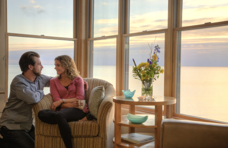 Couple at Surfside on Lake Superior.