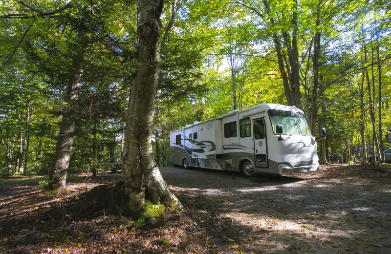 RV camp at Old Forge Camping Resort.