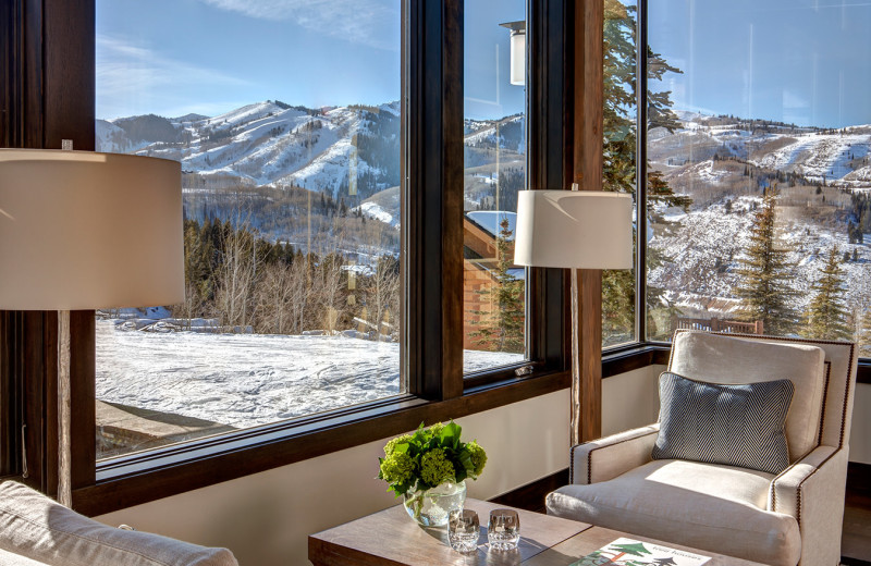 Rental mountain view at Stein Eriksen Residences.