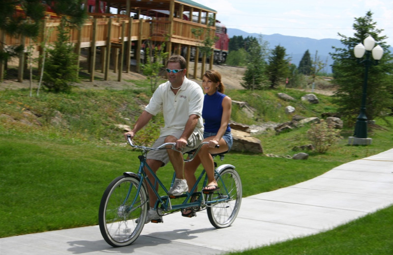 Bike riding at The Ashley Inn.