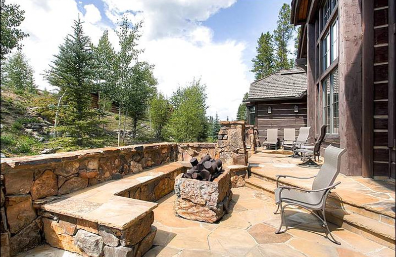 Rental deck at Breckenridge Rentals by Owner.