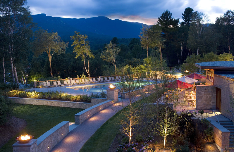 Pool and Flannel Patio at Topnotch Resort.