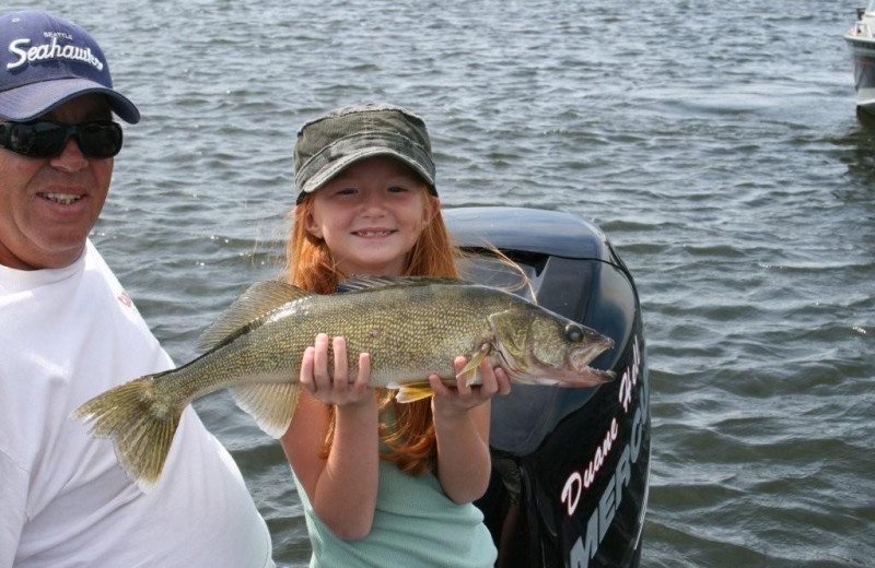 Fishing at Paradise Cove Resorts.