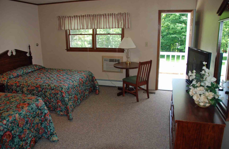 Guest room at Christman's Windham House Resort.