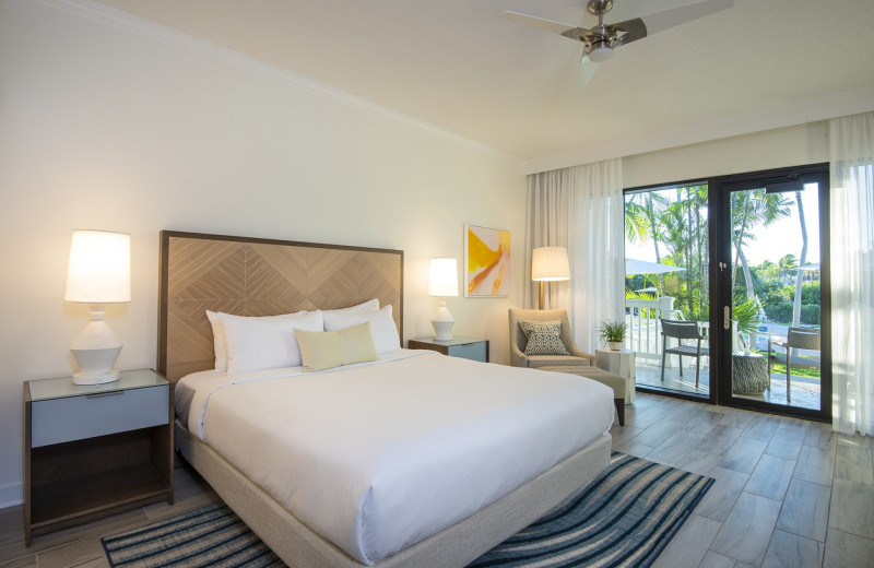 Guest room at Hawks Cay Resort.