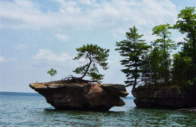 Honeymoon island at Woodside Cottages of Bayfield.