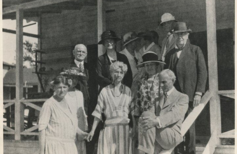 Historic photo of family at Casa Ybel Resort.