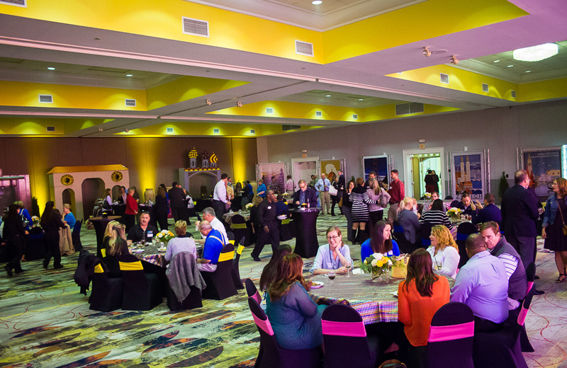 Conferences at Crown Reef Resort.