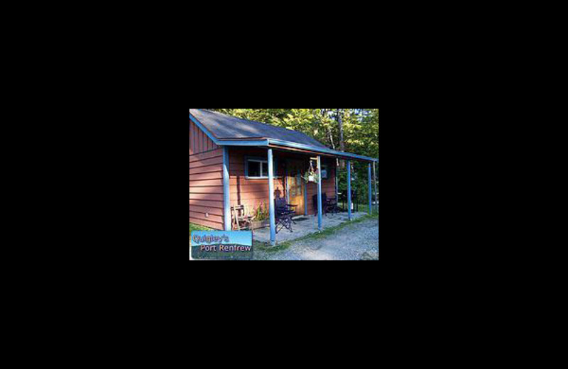 Exterior view of Quigley's Osprey Cabins.